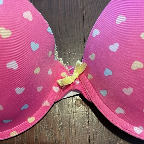 Women's Xhilaration Push Up Bra Lingerie With Hearts 36C - Picture 3 of 15